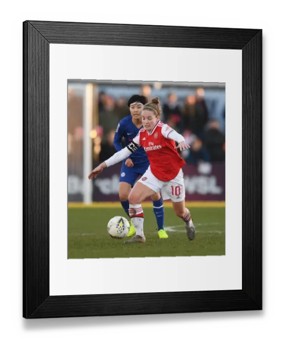 Framed Print : Arsenal FC vs Chelsea: Kim Little in Action at the Barclays FA Womens Super League Match