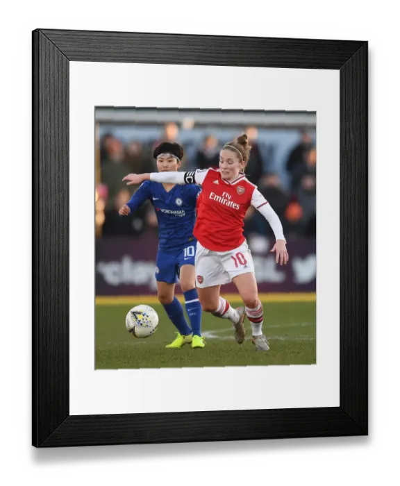 Framed Print : Arsenal's Kim Little in Action: Arsenal Women vs. Chelsea Women, FA WSL Clash