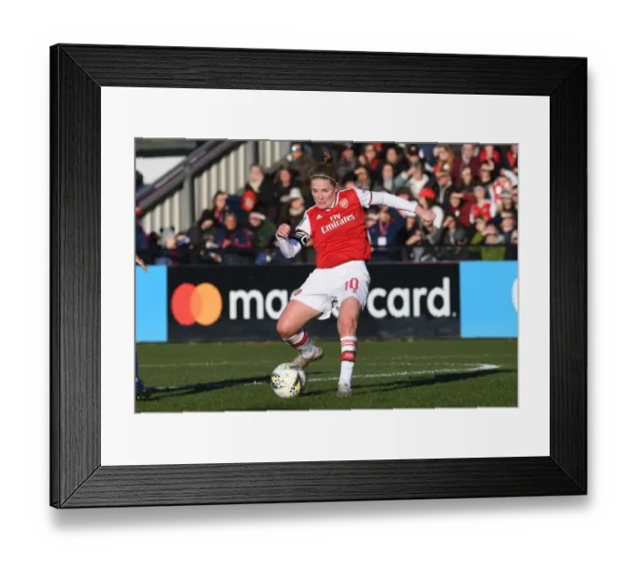 Framed Print : Arsenal FC vs Chelsea: Kim Little in Action at the FA Womens Super League Match