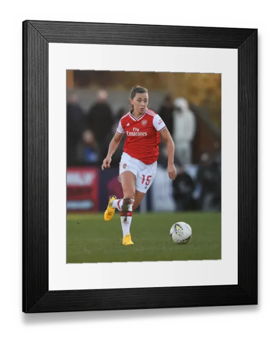 Framed Print : Arsenal Women vs Chelsea Women: Katie McCabe in Action at the Barclays FA Womens Super League Match