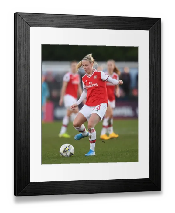 Framed Print : Arsenal vs Chelsea: Beth Mead in Action at the FA Womens Super League Match