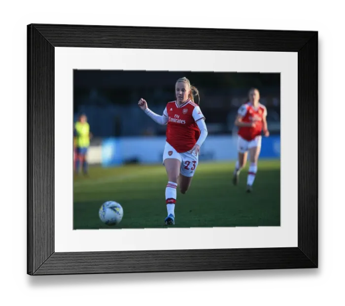 Framed Print : Arsenal Women vs Chelsea Women: Beth Mead in Action during FA WSL Clash