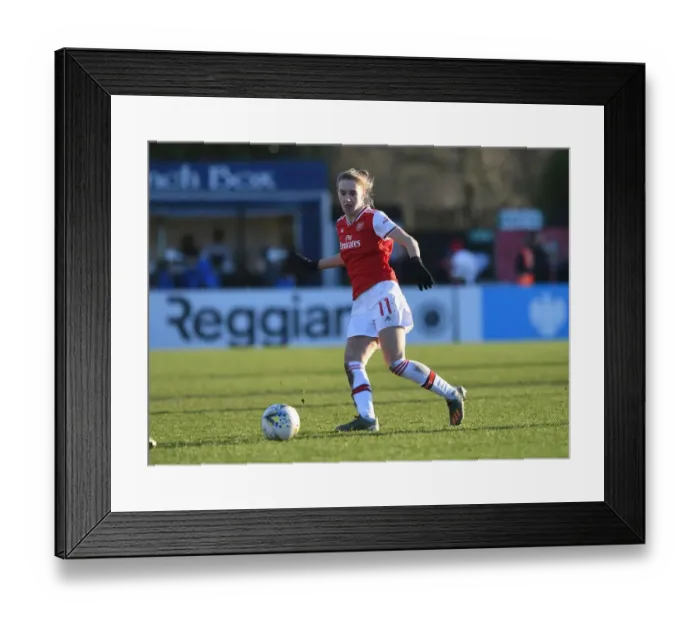 Framed Print : Arsenal vs Chelsea: Vivianne Miedema in Action during the FA Womens Super League Match