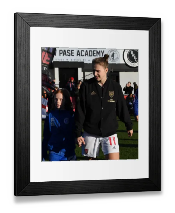 Framed Print : Arsenal's Vivianne Miedema Before Arsenal Women vs Chelsea Women FA WSL Match
