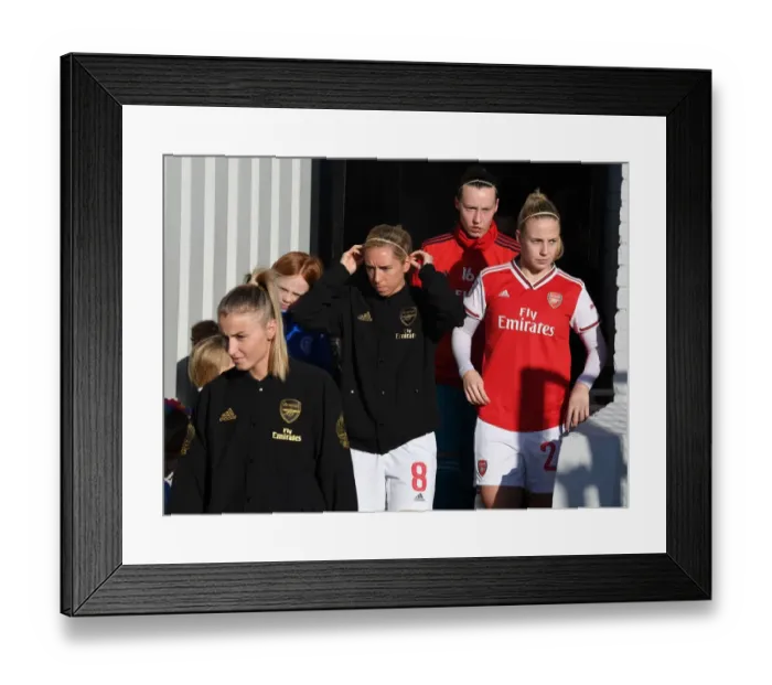 Framed Print : Arsenal Women vs Chelsea Women: Nobbs and Mead Prepare for FA WSL Showdown