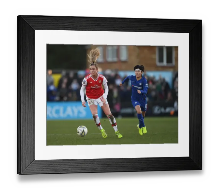 Framed Print : Clash of Titans: Arsenal vs. Chelsea - FA WSL Showdown