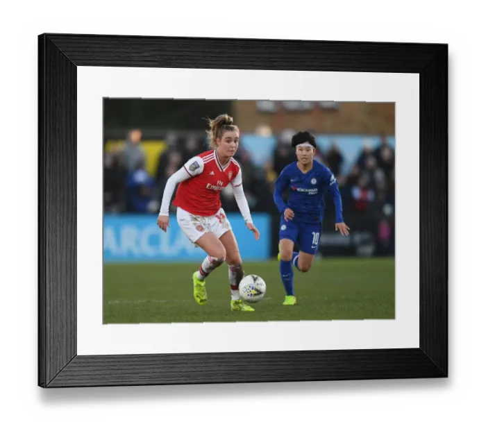 Framed Print : Clash of Champions: Arsenal vs. Chelsea - FA WSL Showdown
