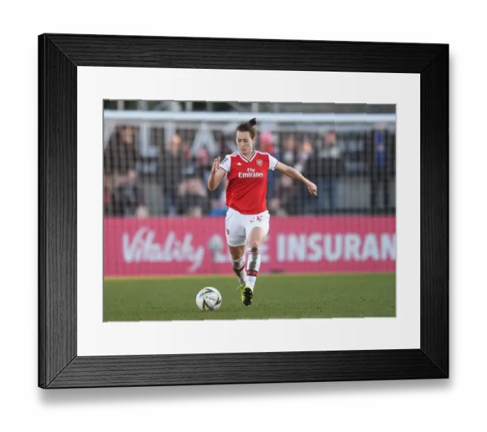 Framed Print : Arsenal vs Chelsea: Women's Super League Clash - Viktoria Schnaderbeck in Action