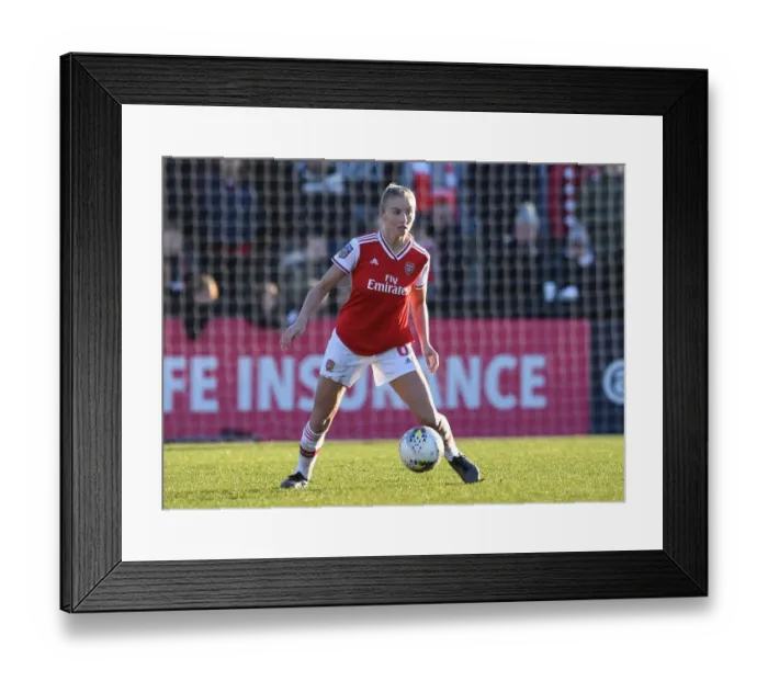 Framed Print : Arsenal vs Chelsea: Leah Williamson in Action during the FA Womens Super League Match