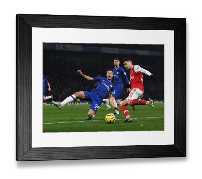 Framed Print : Chelsea vs. Arsenal: Premier League Clash at Stamford Bridge (January 2020)