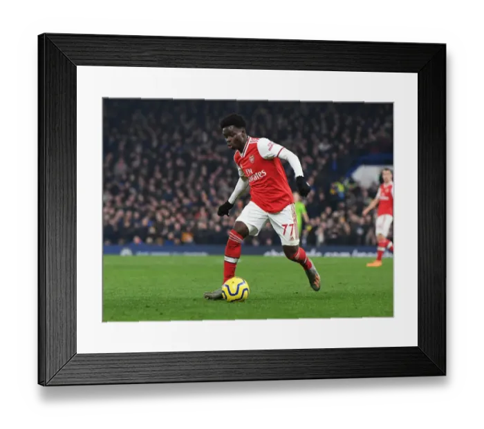 Framed Print : London Rivalry: Chelsea vs. Arsenal - Premier League Showdown at Stamford Bridge (January 2020)