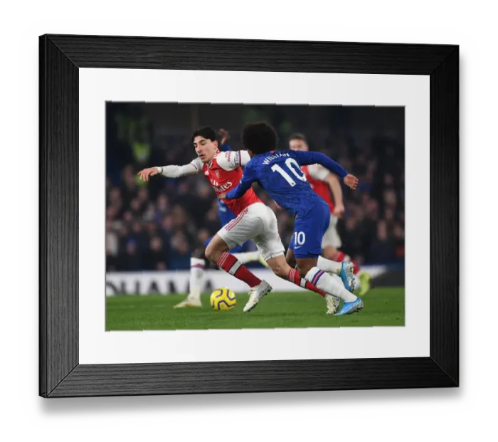 Framed Print : Chelsea vs Arsenal: Intense Rivalry in the Premier League - January 2020 Showdown at Stamford Bridge
