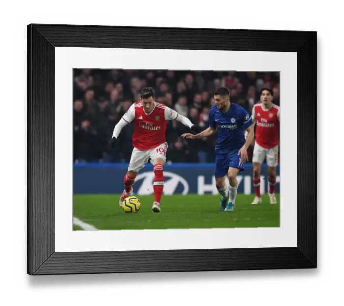 Framed Print : Clash of London Giants: Chelsea vs Arsenal, Premier League Showdown at Stamford Bridge (January 2020)