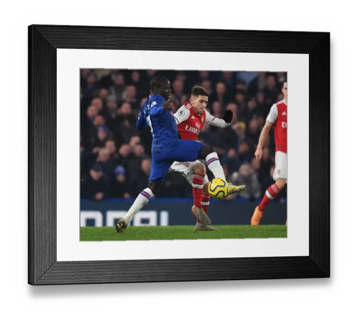 Framed Print : Clash of the London Giants: Chelsea vs Arsenal, Premier League Showdown at Stamford Bridge (January 2020)