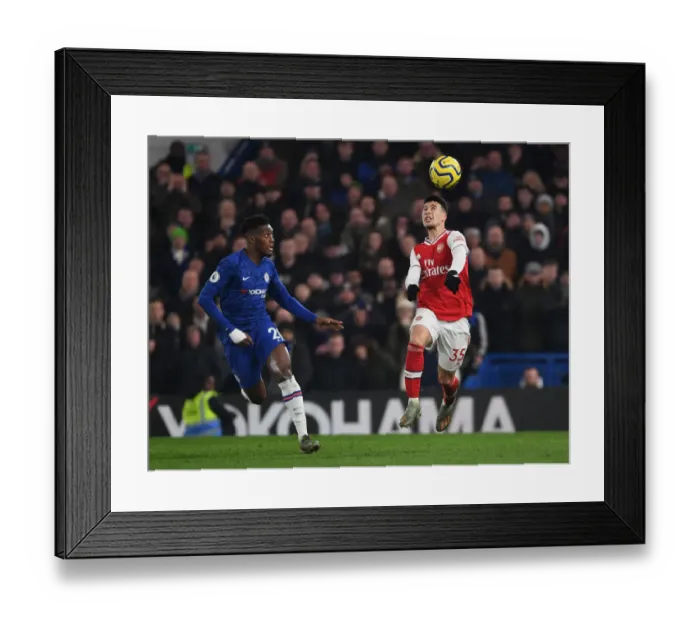 Framed Print : Clash of the London Giants: Chelsea vs Arsenal, Premier League Showdown at Stamford Bridge (January 2020)