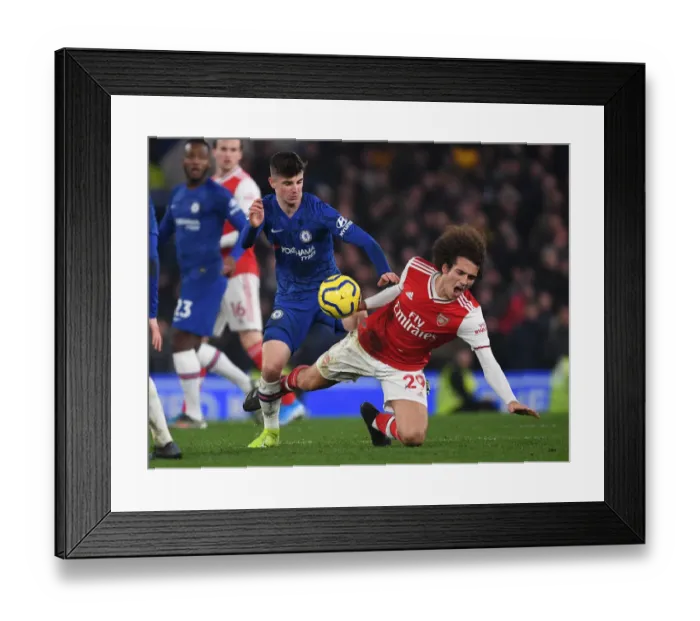Framed Print : Clash of the London Giants: Chelsea vs Arsenal, Premier League Showdown at Stamford Bridge (January 2020)