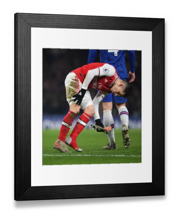 Framed Print : Chelsea vs Arsenal: Intense Rivalry in the Premier League - January 2020 Showdown at Stamford Bridge