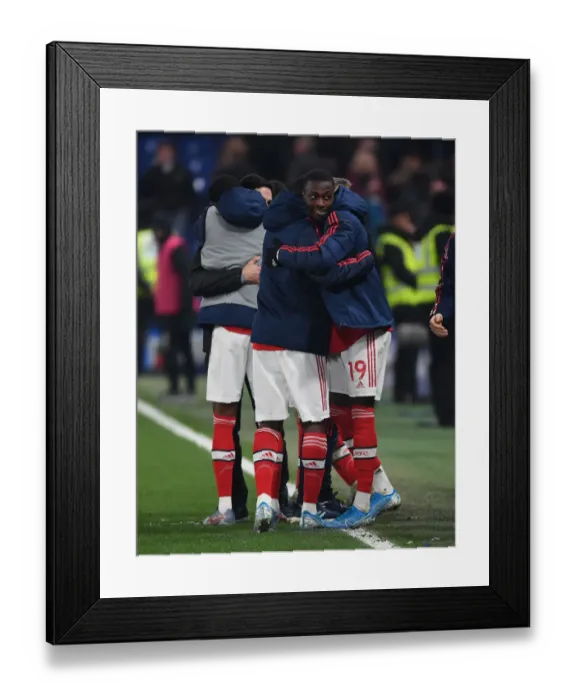 Framed Print : Premier League Rivalry: Chelsea vs Arsenal at Stamford Bridge (January 2020)