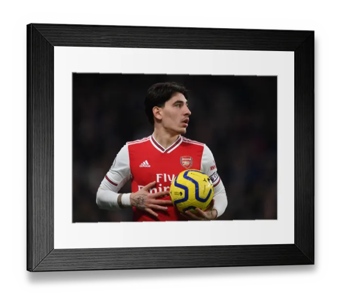 Framed Print : Hector Bellerin: Clash at Stamford Bridge - Chelsea vs. Arsenal, Premier League 2019-2020