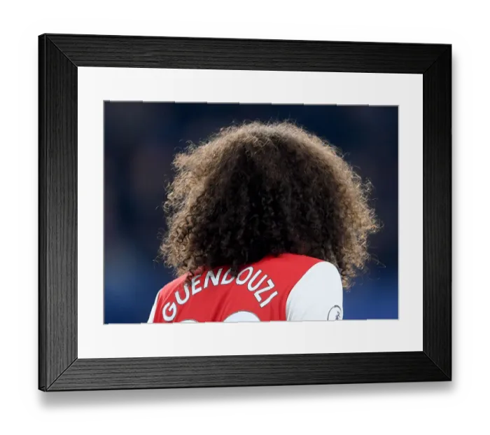 Framed Print : Guendouzi in Action: Arsenal vs. Chelsea - Premier League Clash (2019-20) Framed Print : Guendouzi in Action: Arsenal vs. Chelsea - Premier League Clash (2019-20)