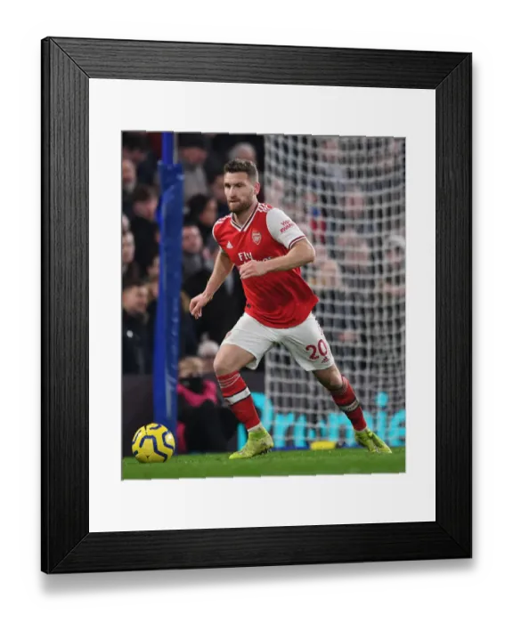 Framed Print : Mustafi's Battle: Chelsea vs. Arsenal, Premier League 2019-20