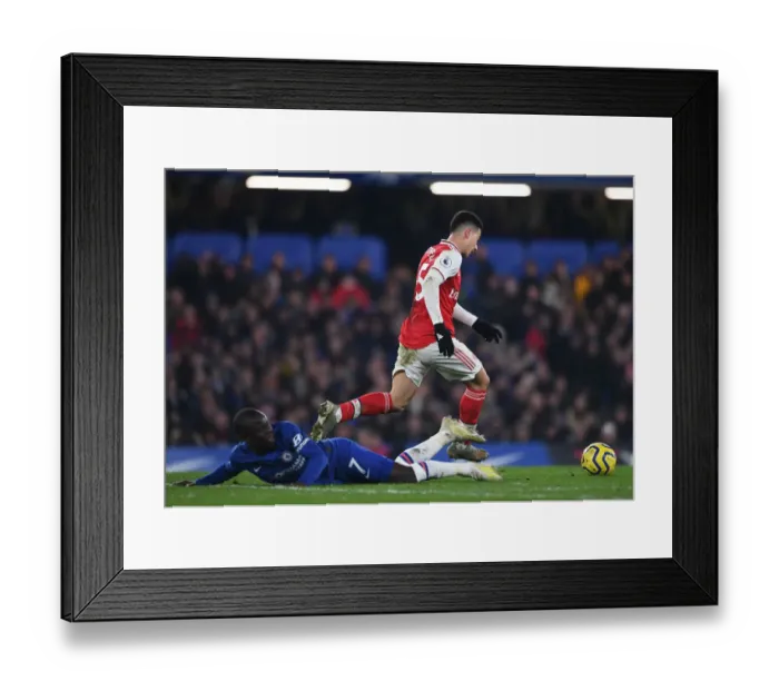 Framed Print : Martinelli Stuns Chelsea: Arsenal's Thrilling First Goal (2019-20)