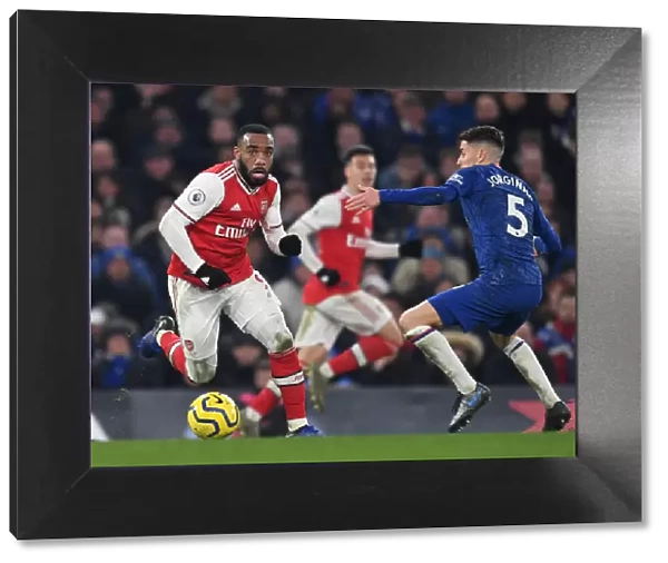 Alexandre Lacazette Outmaneuvers Jorginho: Chelsea vs. Arsenal, Premier League 2019-20