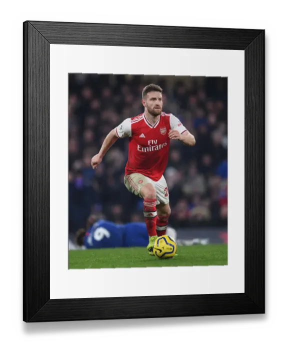 Framed Print : Mustafi's Battle: Premier League Showdown - Chelsea vs. Arsenal (2019-20) Framed Print : Mustafi's Battle: Premier League Showdown - Chelsea vs. Arsenal (2019-20)