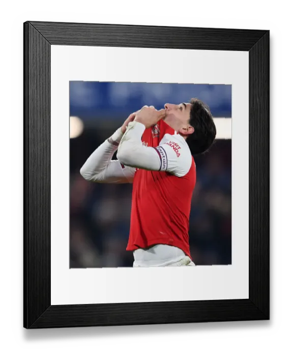 Framed Print : Bellerin Scores the Second: Chelsea vs. Arsenal, Premier League 2019-20 Framed Print : Bellerin Scores the Second: Chelsea vs. Arsenal, Premier League 2019-20