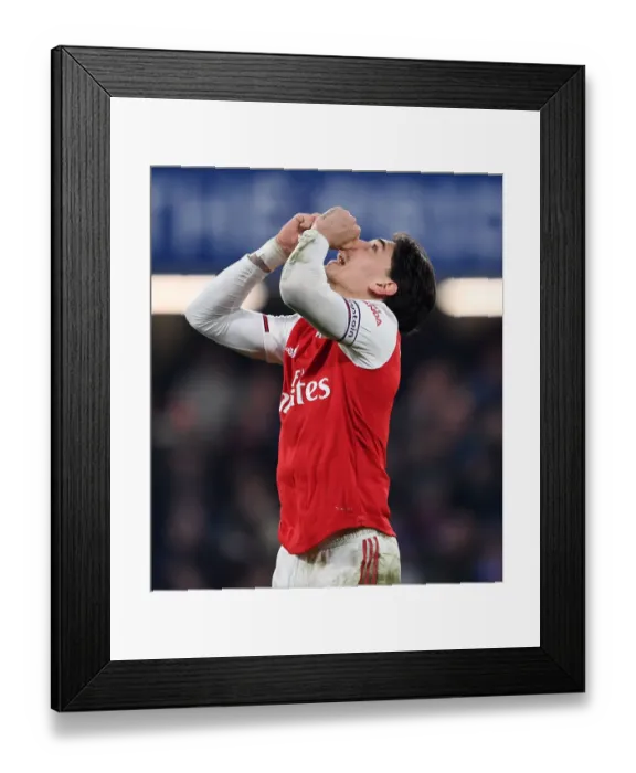 Framed Print : Bellerin's Stamford Bridge Stunner: Arsenal's Game-Changing Goal vs. Chelsea, Premier League 2019-20 Framed Print : Bellerin's Stamford Bridge Stunner: Arsenal's Game-Changing Goal vs. Chelsea, Premier League 2019-20