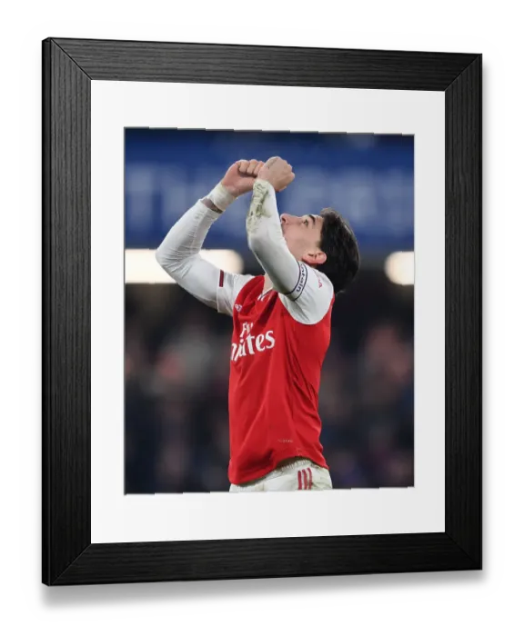 Framed Print : Bellerin's Brilliant Strike: Arsenal's Triumph Over Chelsea in the Premier League 2019-20 Framed Print : Bellerin's Brilliant Strike: Arsenal's Triumph Over Chelsea in the Premier League 2019-20