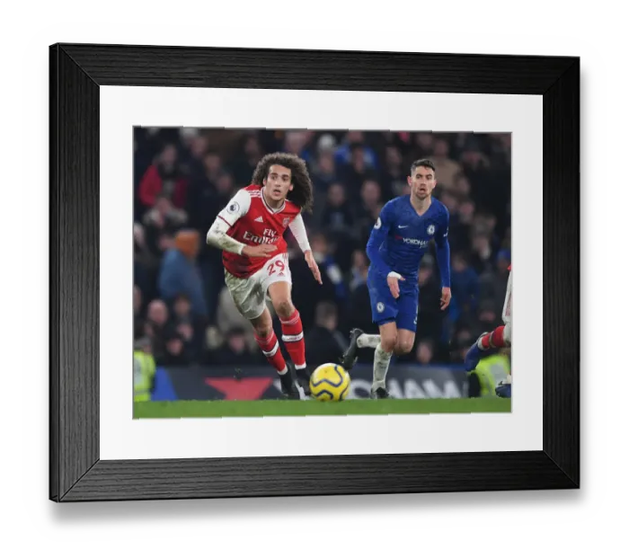 Framed Print : Guendouzi vs Jorginho: Battle at Stamford Bridge - Chelsea vs Arsenal, Premier League 2019-20 Framed Print : Guendouzi vs Jorginho: Battle at Stamford Bridge - Chelsea vs Arsenal, Premier League 2019-20