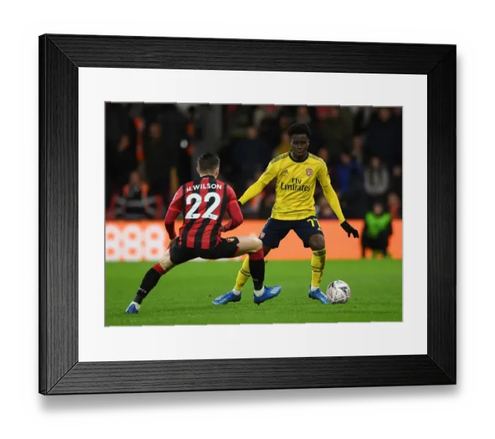Framed Print : AFC Bournemouth v Arsenal FC - FA Cup Fourth Round
