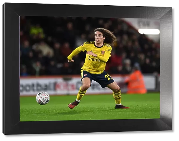 Arsenal's Guendouzi in Action against AFC Bournemouth in FA Cup Fourth Round