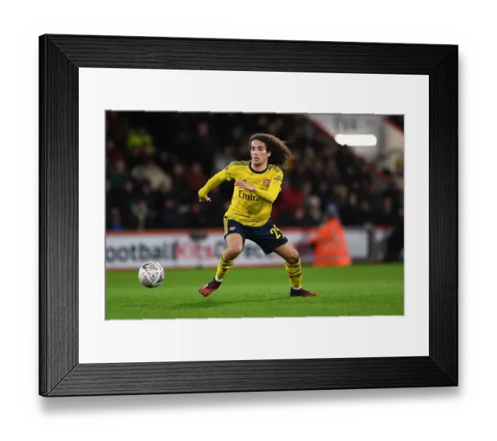 Framed Print : Arsenal's Guendouzi in Action against AFC Bournemouth in FA Cup Fourth Round Framed Print : Arsenal's Guendouzi in Action against AFC Bournemouth in FA Cup Fourth Round