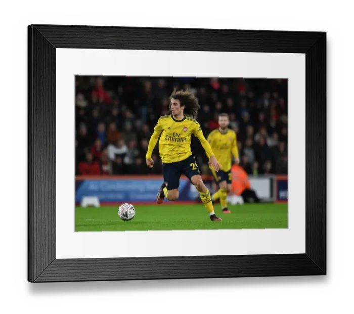 Framed Print : Matteo Guendouzi: Arsenal's Midfield Maestro Dazzles in FA Cup Showdown vs. AFC Bournemouth Framed Print : Matteo Guendouzi: Arsenal's Midfield Maestro Dazzles in FA Cup Showdown vs. AFC Bournemouth