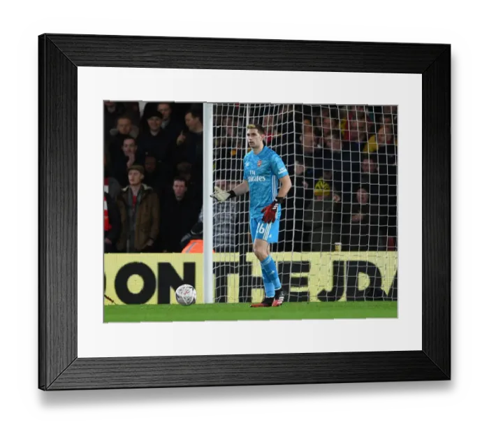 Framed Print : Arsenal's Emi Martinez in FA Cup Action Against AFC Bournemouth