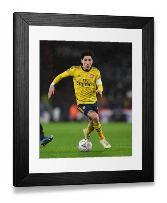 Framed Print : Arsenal's Hector Bellerin in FA Cup Action Against AFC Bournemouth