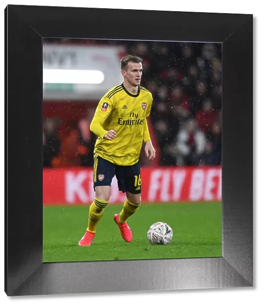 Rob Holding in Action: Arsenal's FA Cup Battle at AFC Bournemouth
