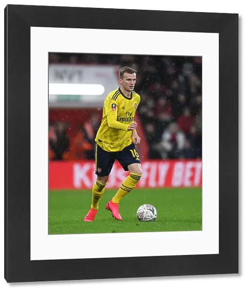 Arsenal's Rob Holding in Action: FA Cup Showdown at AFC Bournemouth