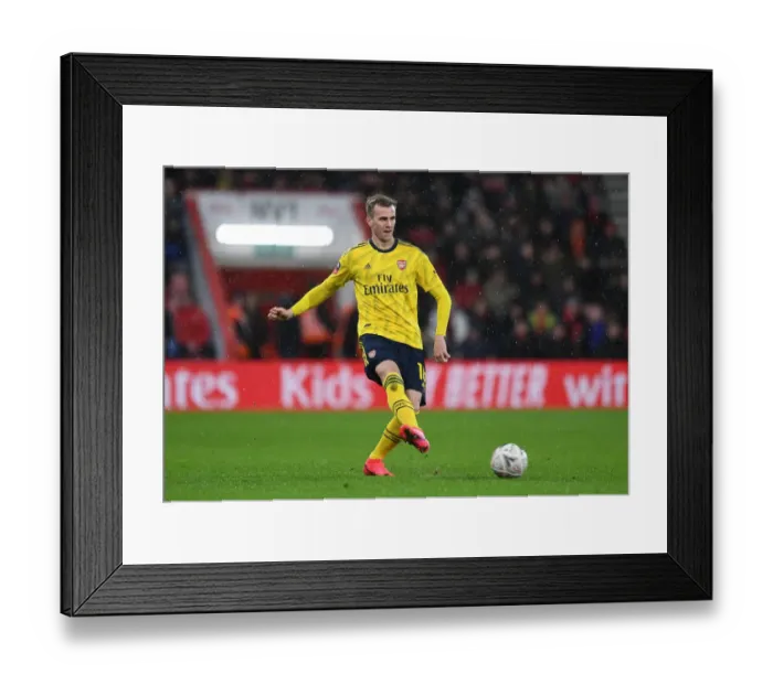 Framed Print : Rob Holding in Action: Arsenal's FA Cup Battle at AFC Bournemouth Framed Print : Rob Holding in Action: Arsenal's FA Cup Battle at AFC Bournemouth