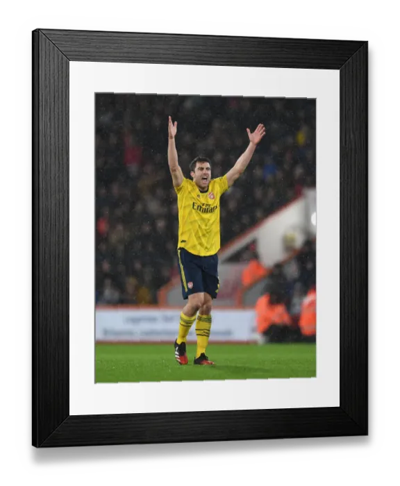 Framed Print : Sokratis in Action: Arsenal vs. AFC Bournemouth, FA Cup Fourth Round