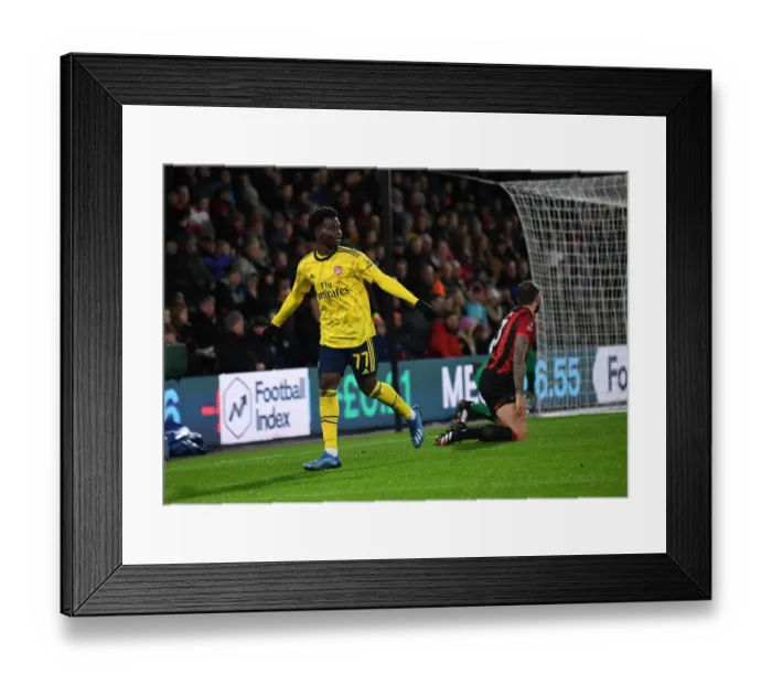 Framed Print : Arsenal's Bukayo Saka Scores in FA Cup Fourth Round Win Over AFC Bournemouth Framed Print : Arsenal's Bukayo Saka Scores in FA Cup Fourth Round Win Over AFC Bournemouth