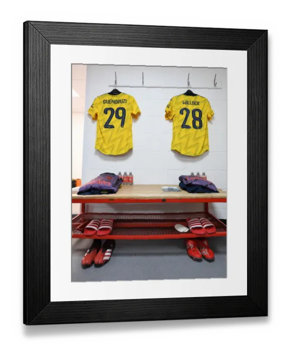 Framed Print : Arsenal FC Prepares for FA Cup Battle against AFC Bournemouth