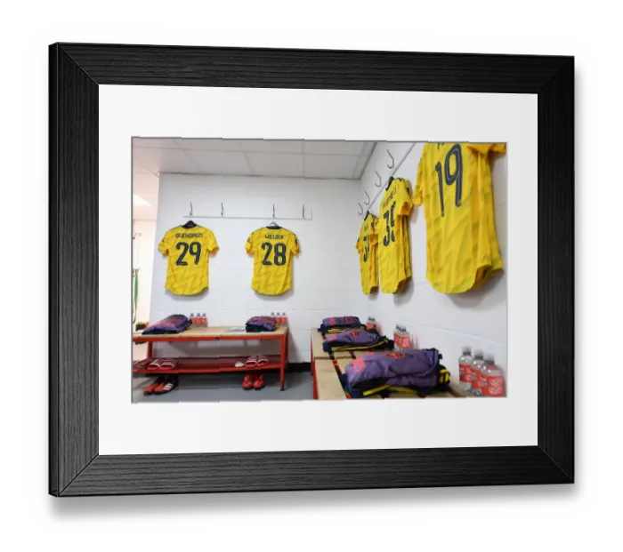 Framed Print : Arsenal FC Readies for FA Cup Showdown against AFC Bournemouth