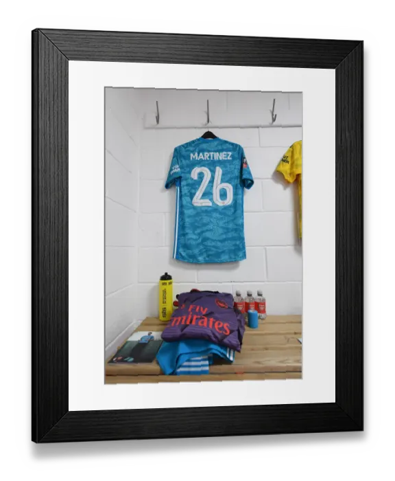 Framed Print : Emi Martinez: Arsenal's Gunners Ready for FA Cup Battle against AFC Bournemouth