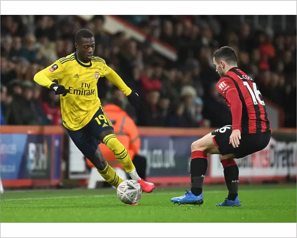 Pepe vs Cook: AFC Bournemouth vs Arsenal FC - FA Cup Fourth Round Clash