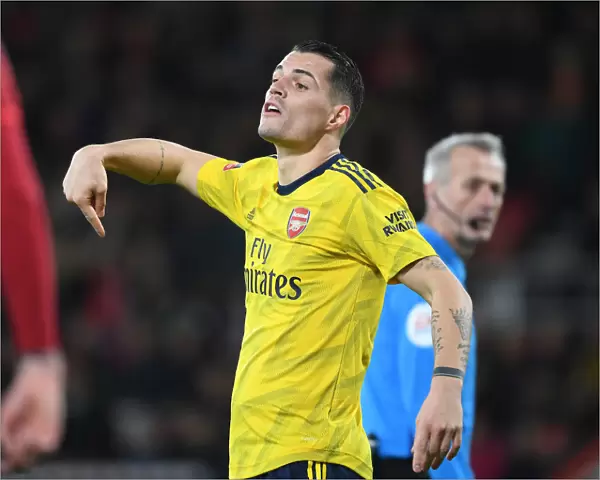 Granit Xhaka: Arsenal's Midfield Mastermind Dazzles in FA Cup Battle against AFC Bournemouth