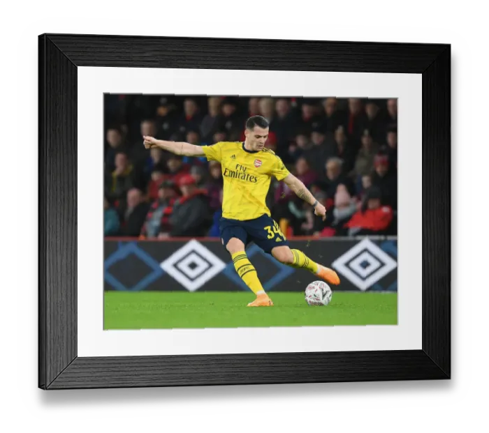 Framed Print : Arsenal vs. AFC Bournemouth: FA Cup Fourth Round Clash at Vitality Stadium