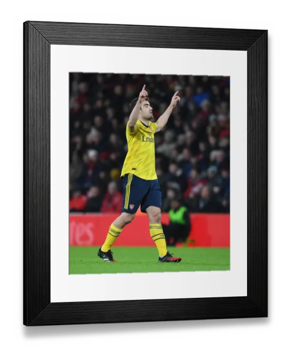 Framed Print : Arsenal vs. AFC Bournemouth: FA Cup Fourth Round Clash at Vitality Stadium